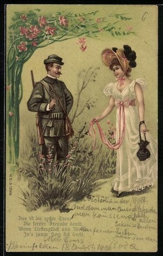 Carte postale artiste - carte, d'artiste