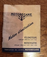 manuel motobecane 1957 125