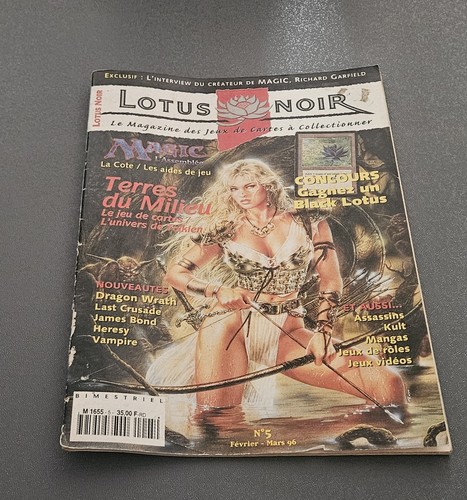 Magazine lotus noir magic the - lotus,