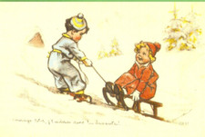 Germaine BOURET carte postale