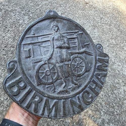 Plaque ancienne pompier - ancienne,