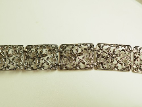 Bracelet ancien argent - bracelet,