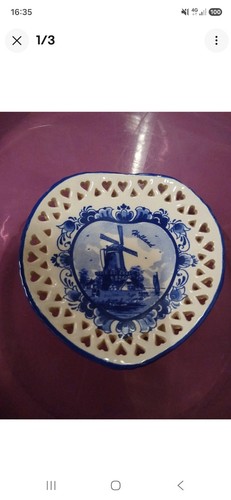 Coupelle cœur bleu delft - cœur, de