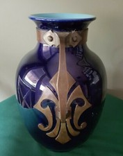 Vase Sarreguemines, anses