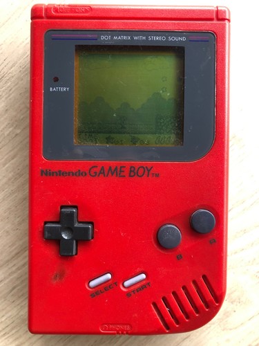 Console game boy - game, rouge