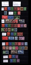Lot de timbres de Grande-Bretagne n°6 - Période Reine Elisabeth II 1952/1965