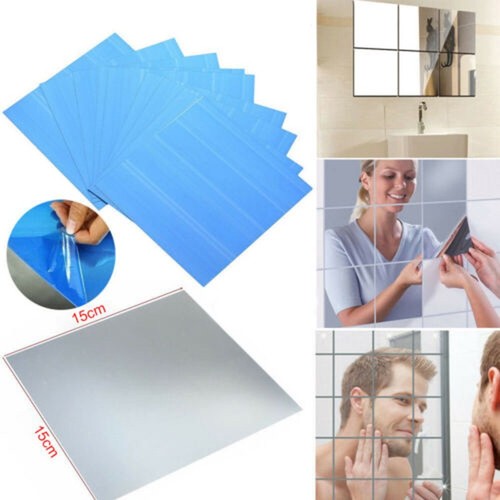 Carré miroir carrelage - miroir, en