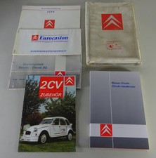 Board folder + operating instructions/manual Citroen 2 CV6 duck year 1990