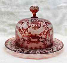 BOHEME CHEESE BOARD DOME TRAY COVERED CHEESE BELL TRAY CRYSTAL SIZE
