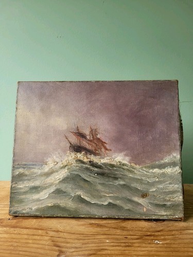 Tableau ancien marine voilier - tableau,