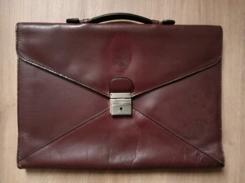 Sacoche cuir rouge - ., porte