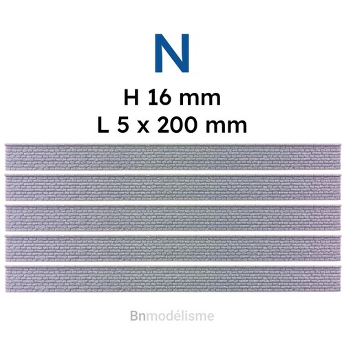 160 lot mur pierres 1 - mur, en