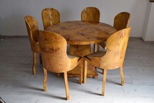 Wooden Table – Side Table – Console – Desk with 2 Drawers – Art Deco – Dresser