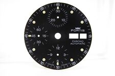 Fortis Chrono Automatic black dial.