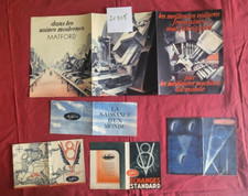 N°21305  / FORD MATFORD / 2 catalogues + 5 dépliants + prospectus 1937