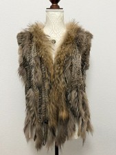 Gilet sans manches en fourrure