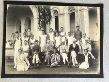 Vintage PHOTO 1900 India Team Sport University Bodybuilding Team