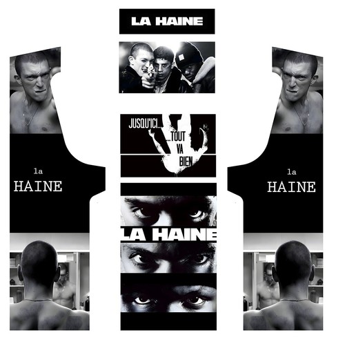 Stickers haine pour borne - stickers, la