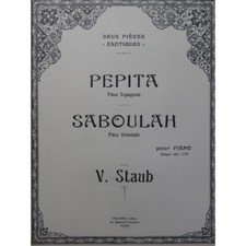 STAUB Victor Saboulah Piano