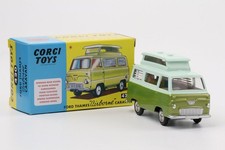 1:43 Corgi Toys Ford Thames 400E Caravane Aérienne Khaki - Nr.420 Repro