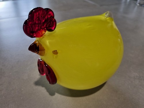 Belle poule verre soufflé - belle,