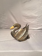 Ancien Sculpture Métal Fait