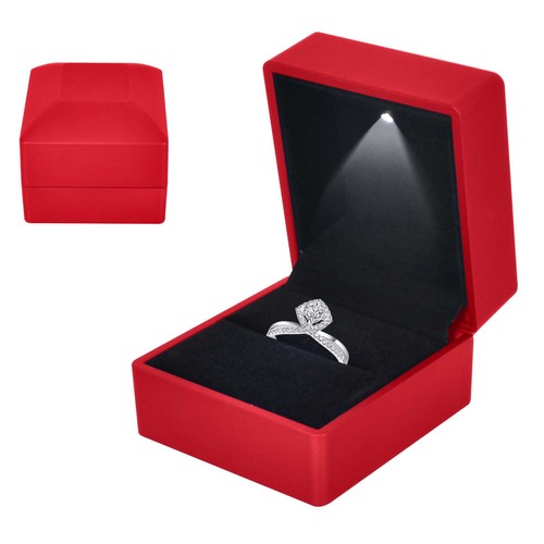 Boîte bague avec lumière - boîte,
