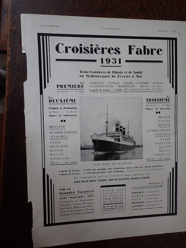 Croisieres fabre mediterrannee - fabre,