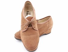 Faisan / chaussures femme / mocassins / cuir / taille 38 / marron #W