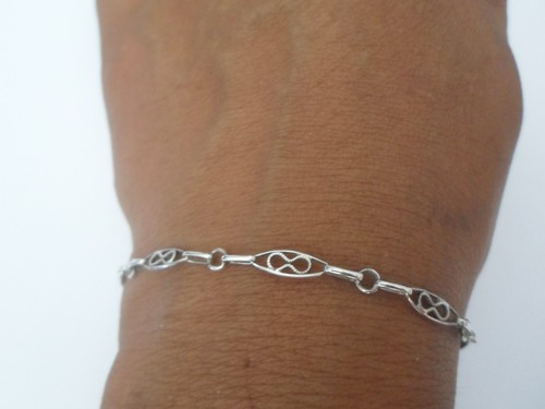Bracelet argent massif - bracelet,