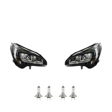 Kit De Phare L E D Compatible Avec Opel Corsa E 14- Avec H7 H7 Gauche Droite TFL