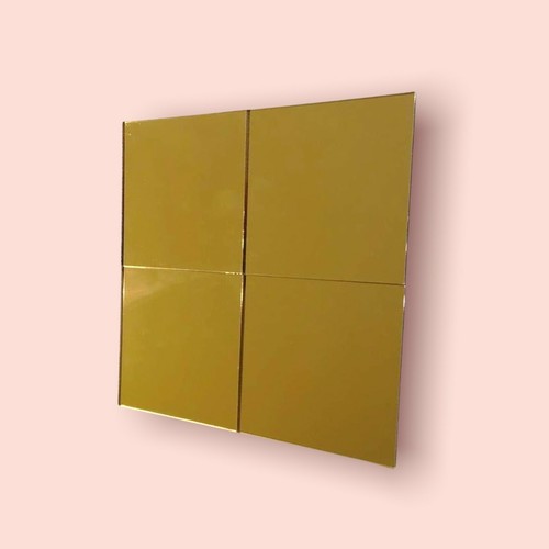 Coloré miroir carré - coloré,