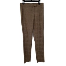Rag & Bone pants Rebecca Glen plaid wool brown size 8