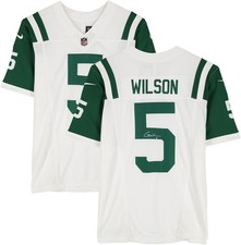 Garrett Wilson New York Jets Signed Nike 2024 White Alternate Limited Jersey