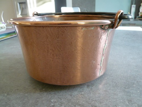 Ancien chaudron cuivre - ancien,
