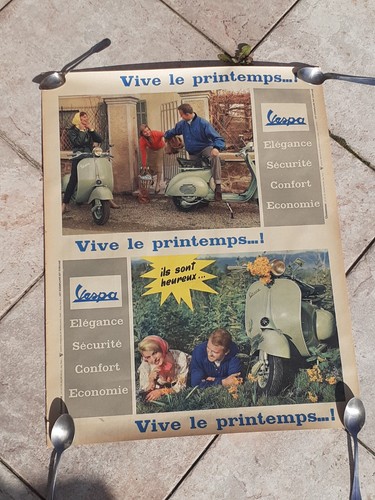 Affiche parfumée 1954 pour - affiche, de
