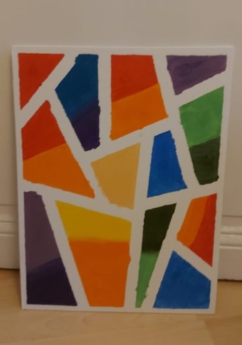 Tableau acrylique cm - acrylique,