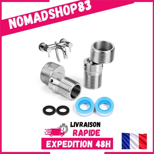Adaptateur robinet douche - 2x,