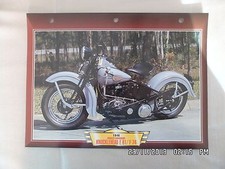 CARTE FICHE MOTO HARLEY