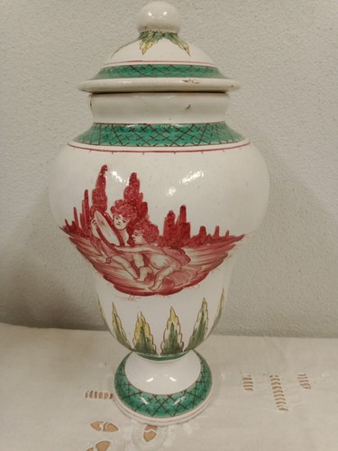 Faïence ancienne sceaux pot - faïence,