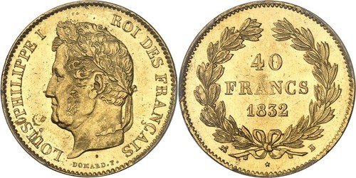 Louis philippe francs - 40,