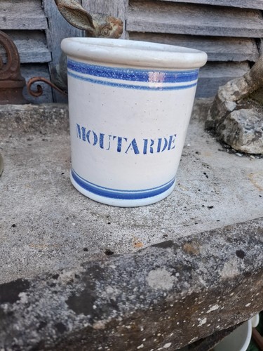 Gros pot moutarde - à,