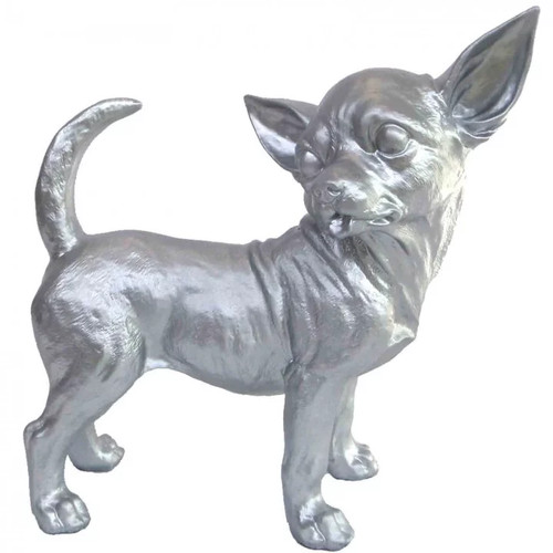 Statue chihuahua résine - en,