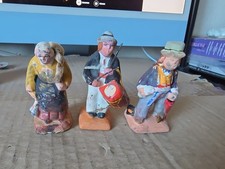 Lot De 3 Santons 7/8 Cm 