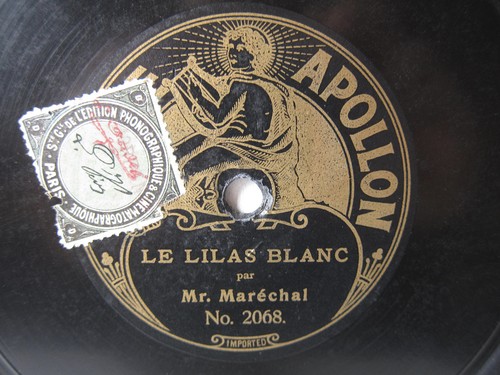 78rpm marechal sings lilas - 78rpm, le