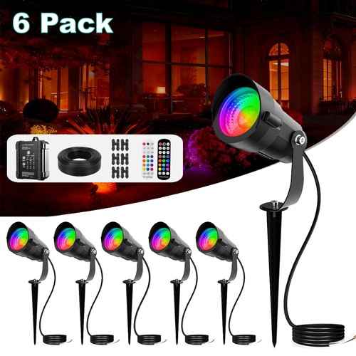 6pack 12w rgb color - color, changing