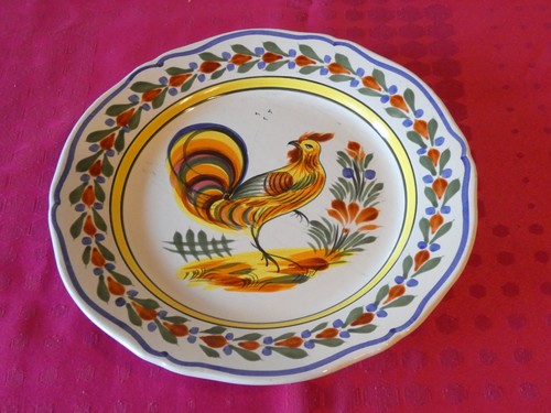Ancienne assiette décorative - ancienne,