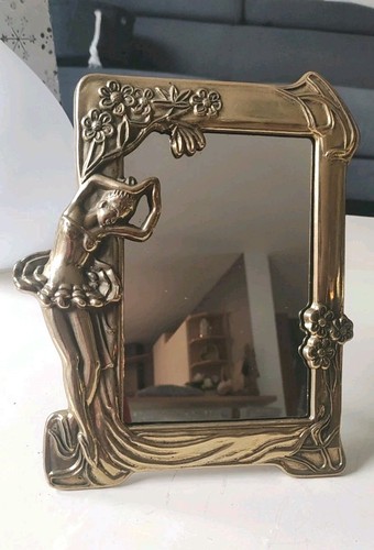 Ancien miroir table coiffeuse - miroir, table/coiffeuse