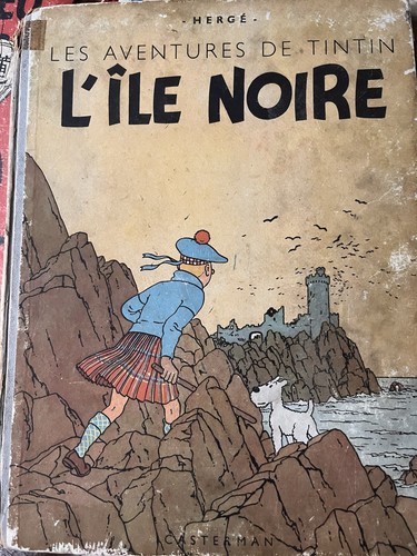 Tintin hergé ancienne - tintin,