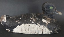 Calling Duck Cork and Wood Hunting Lure Early 20th Century